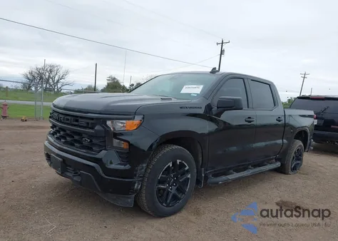 2025 Chevrolet Silverado 1500 2Wd Short Bed Custom из США, поврежденный, VIN 1GCPABEK8SZ206229